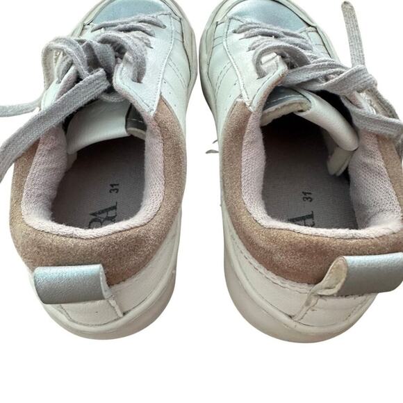 Zara Sneaker White with Tan 31 - Picture 3 of 5